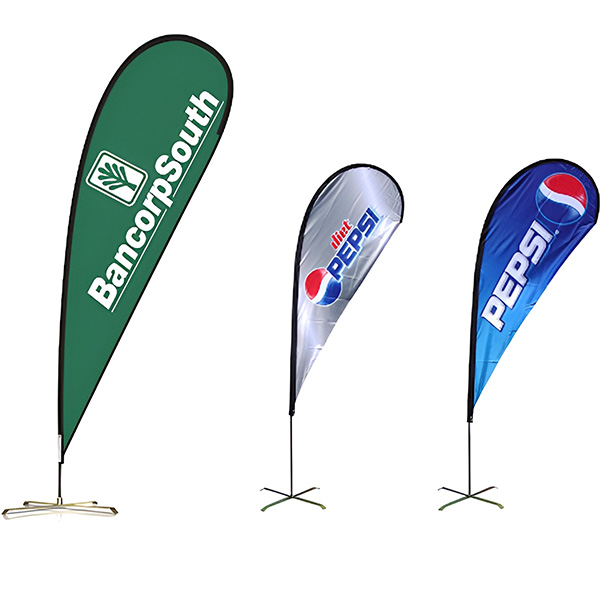 چاپ پرچم ساحلی قطره ای