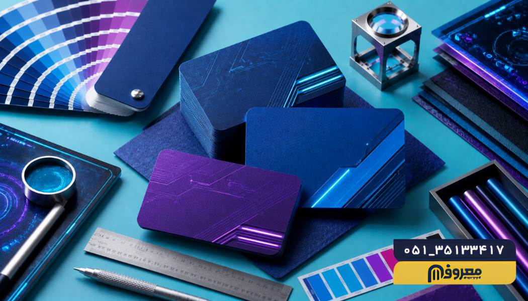 رنگ کارت ویزیت برای شرکتهای دیجیتال مارکتینگ