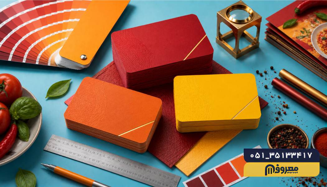 سفارش آنلاین کارت ویزیت برای رستوران و فستفود